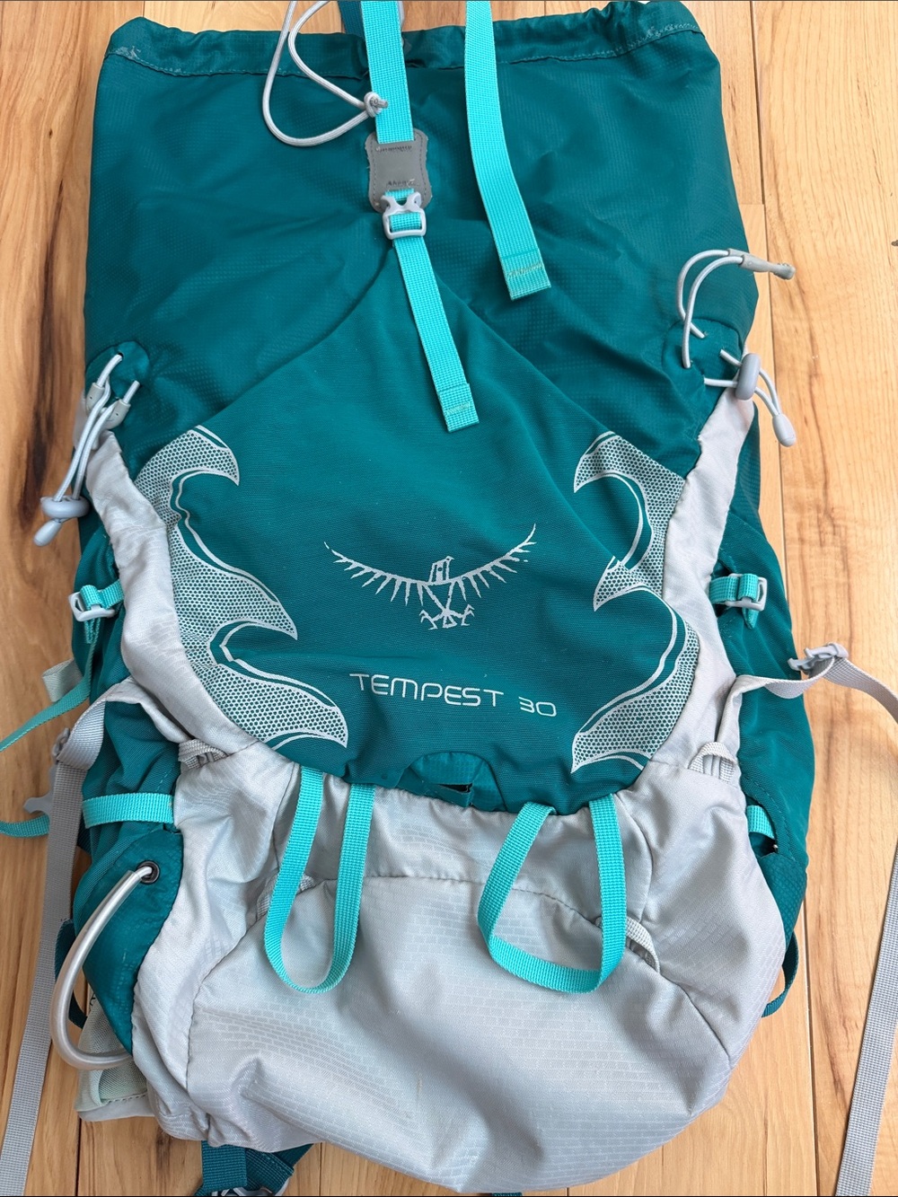 OSPREY Tempest 30 Teal and Light Gray Backpack
